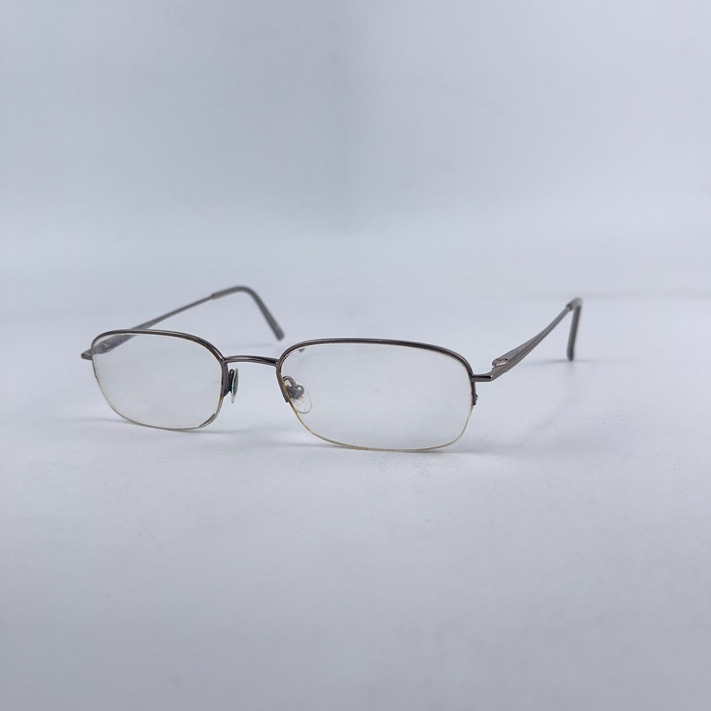 Board Room Classic BC519 GM Unisex Eyeglasses Frame Silver Half Rim 55-19-145 mm